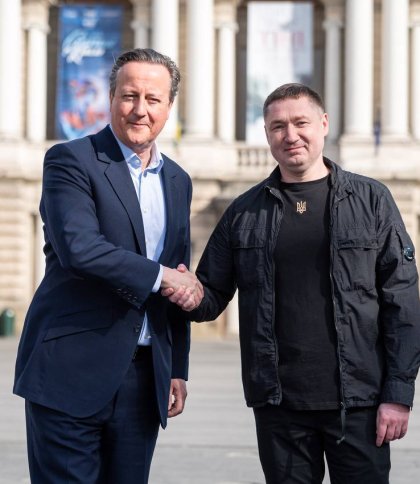 Міністр Девід Камерон прибув до Львова