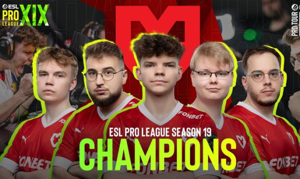 MOUZ переграли Team Vitality та стали чемпіонами ESL Pro League Season 19