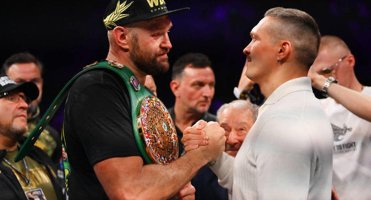Рассекречены рекордные гонорары Усика и Фьюри за бой