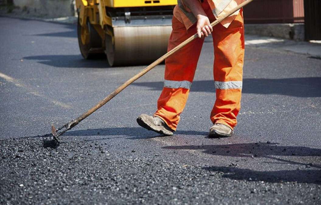 Ремонт дороги на Калиновій