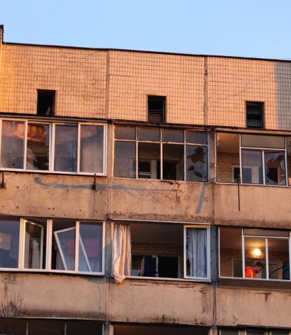 Пошкоджені ректою вікна у Львові