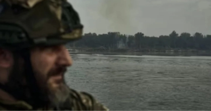Українські бійці на лівому березі Херсонщини. Фото: Костянтин і Владислава Ліберови / Zelenskiy / Official.