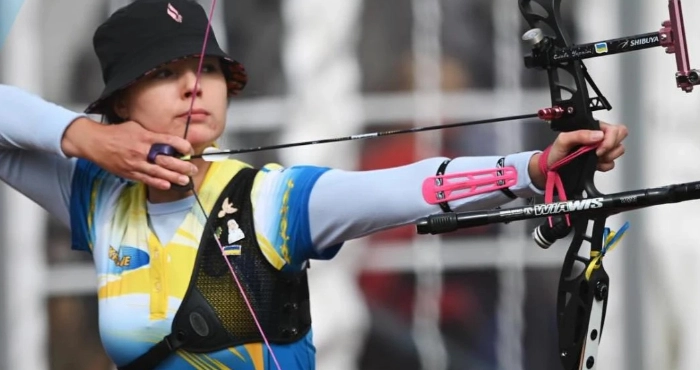 Херсонська лучниця Анастасія Павлова. Фото: Українська правда.