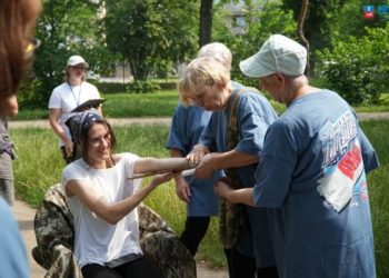 У парку Хіміків змагалися черкащани срібного віку — Новости Черкасс