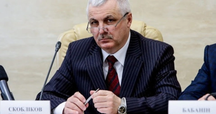 Окупаційний очільник Херсонського водоканалу Віктор Скобліков.Фото: 1news.zp.ua.