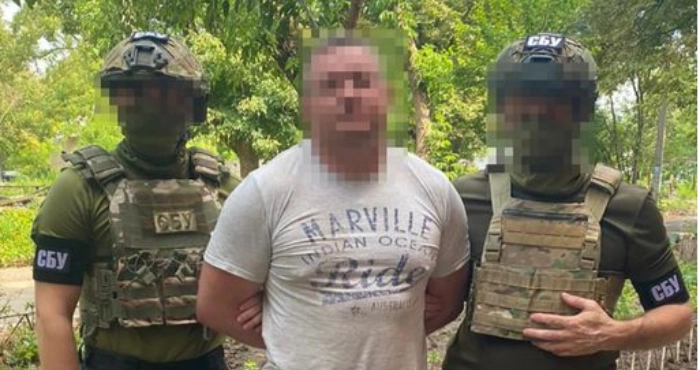 Затриманий разом зі співробітниками СБУ / Фото СБУ