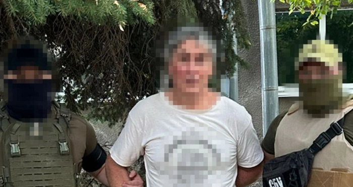 Затримана учасниця агентурної мережі. Фото: Служба безпеки України.