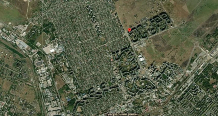 Орієнтовне місце вчинення злочину.Скріншот: Поліція Херсонської області.