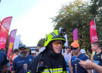 Полтавський рятувальник на благодійному забігу у Черкасах установив рекорд України — Новости Черкасс