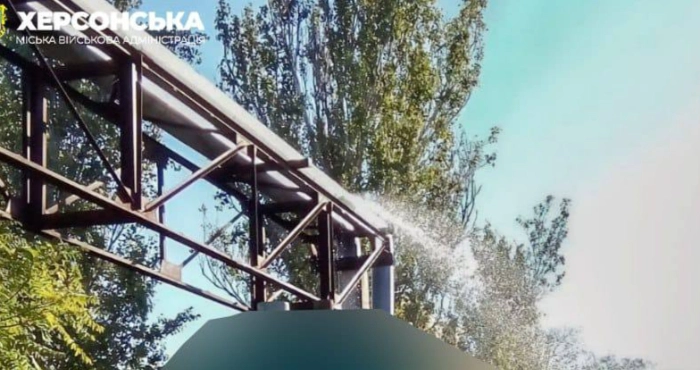 Пошкоджені труби теплопостачання.Фото: Роман Мрочко/Telegram.