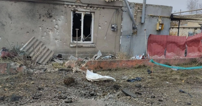 Наслідки обстрілів росіян у Шляховому / Херсонська ОВА