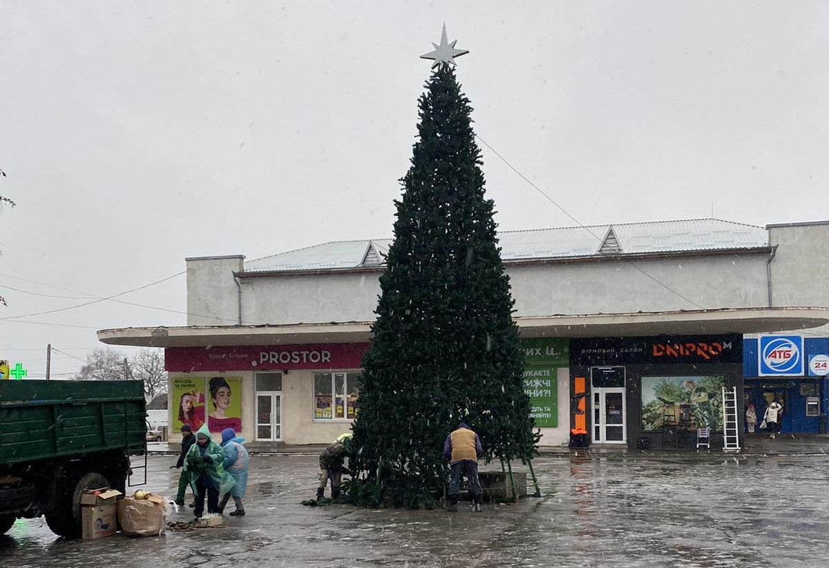 різдвяна ялинка у Кам'янці