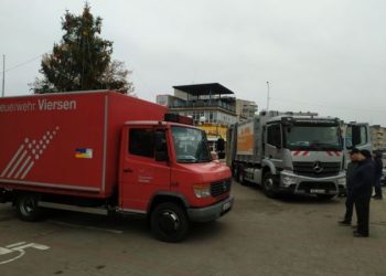 Комунальники Канівської громади отримали автотранспорт з міста-побратима Фірзена  — Новости Черкасс
