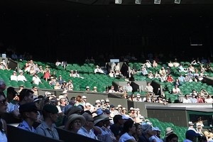 Корты Уимблдона опустели во время матча Англии на ЧМ-2018