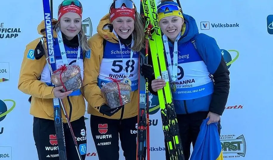 Шевченко завоевала первую за 5 лет награду Украины юниорского Кубка IBU