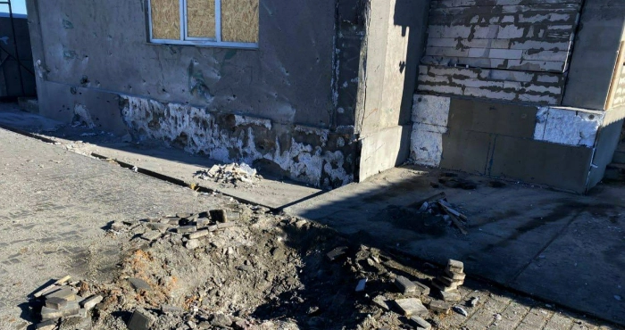 Наслідки обстрілу / Херсонська МВА