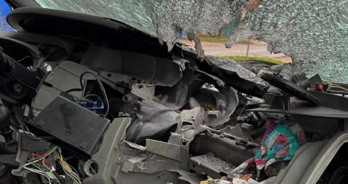 Пошкоджений автомобіль / Херсонська МВА