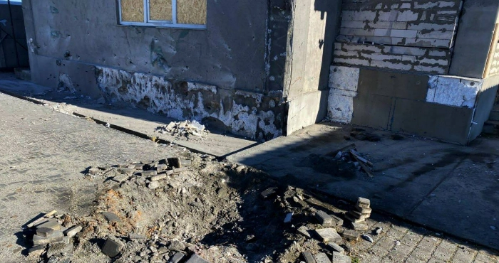 Наслідки обстрілу / Херсонська МВА