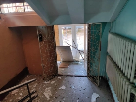 Наслідки обстрілу університету / Олександр Співаковський