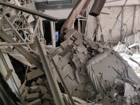 Наслідки обстрілу університету / Олександр Співаковський Наслідки обстрілу університету / Олександр Співаковський