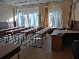 Наслідки обстрілу університету / Олександр Співаковський