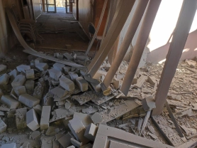 Наслідки обстрілу університету / Олександр Співаковський