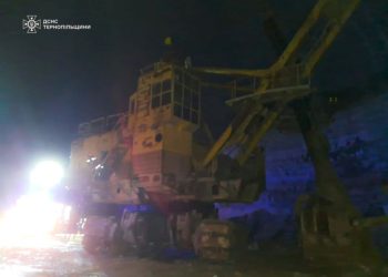 Пожежа екскаватора сталася у Скала-Подільській громаді, повідомляють у ДСНС