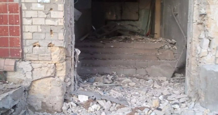 Наслідки обстріолу / Херсонська ОВА