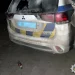 На Херсонщині поліцейські затримали зловмисника, який пошкодив службовий автомобіль