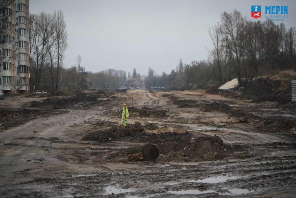 будівництво майбутньої вулиці Квіткова
