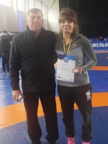 Спортсменка з тренером / Херсонська ОВА