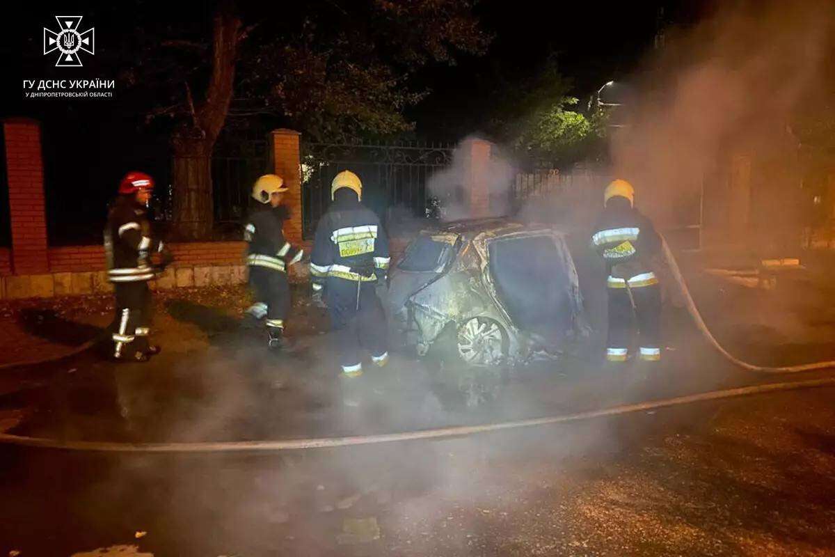 Пожежа в електромобілі