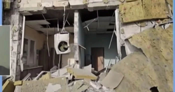 Скриншот відео про обстріл кабінету телемедицини / Єдині новини