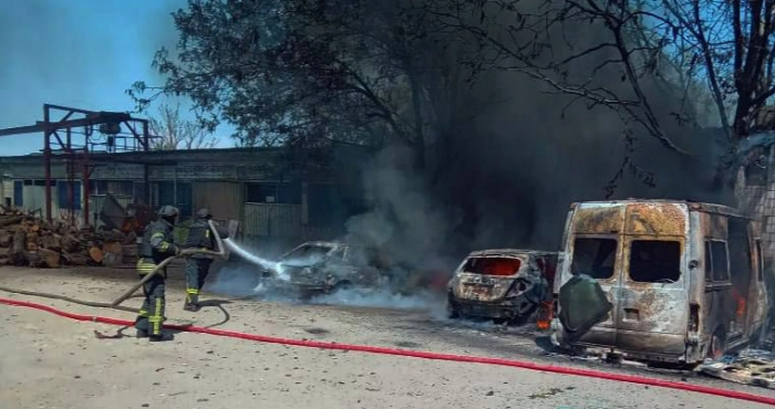 Ліквідація наслідків обстрілів / Херсонська МВА