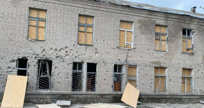 Наслідки обстрілів / Херсонська МВА