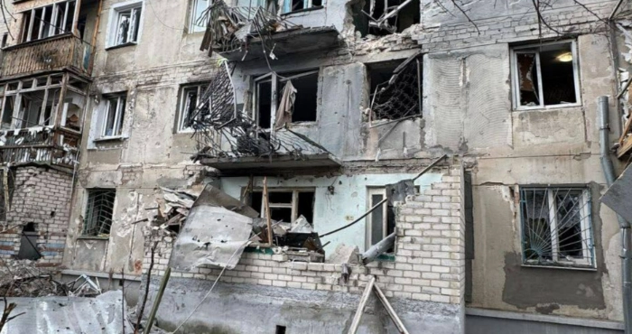 Наслідки обстрілу / Херсонська МВА