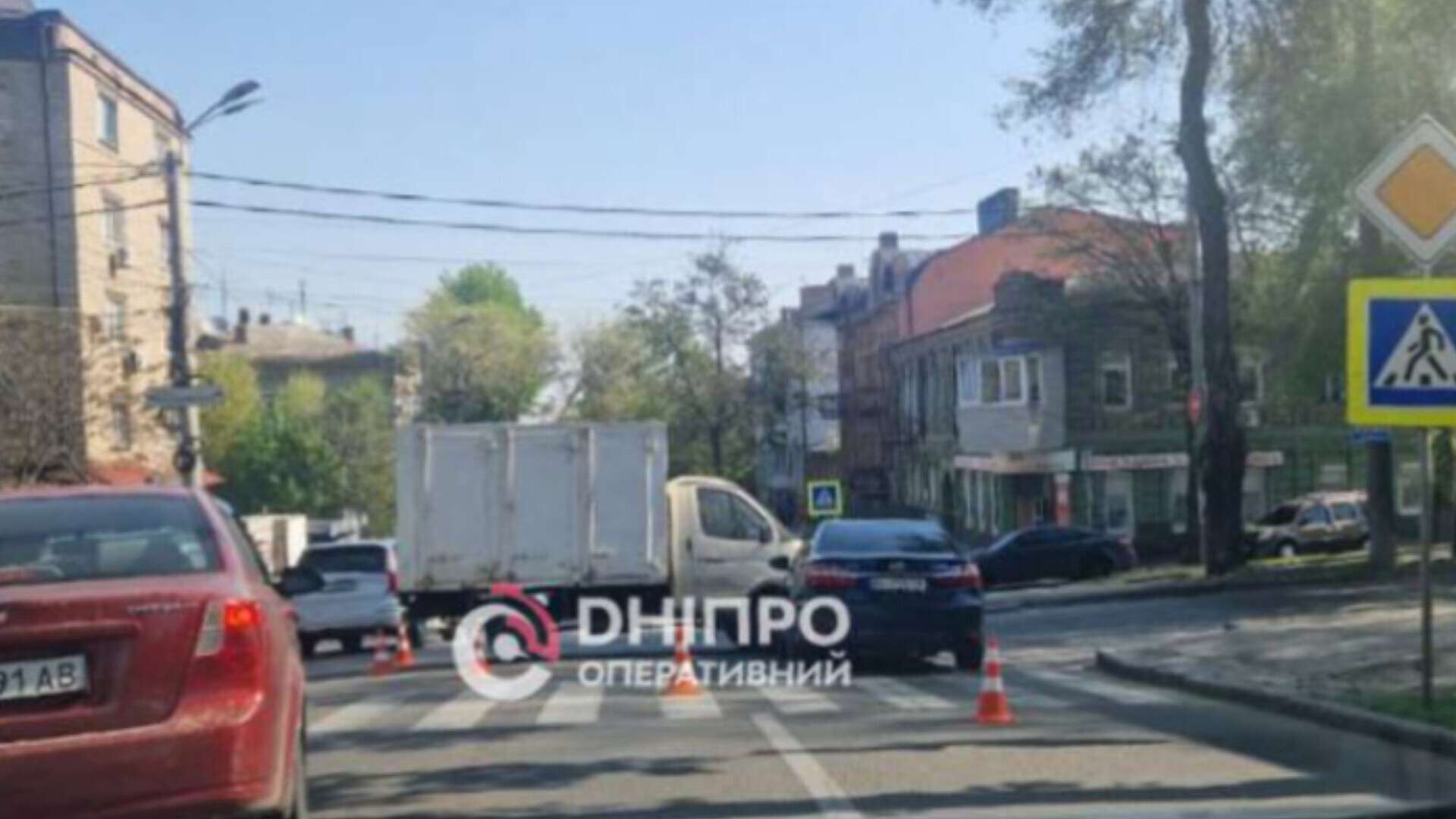 ДТП на перетині вулиць Січових Стрільців - Вартових неба