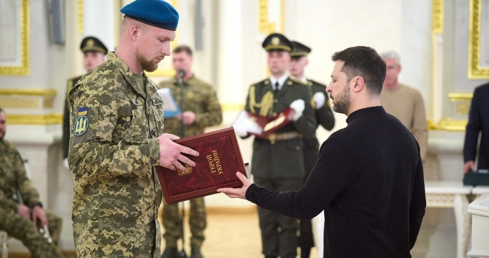Вручення нагороди / Військово-морські сили ЗС України