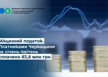 Платники Черкащини за січень-квітень сплатили 83,8 млн грн акцизного податку — Новости Черкасс