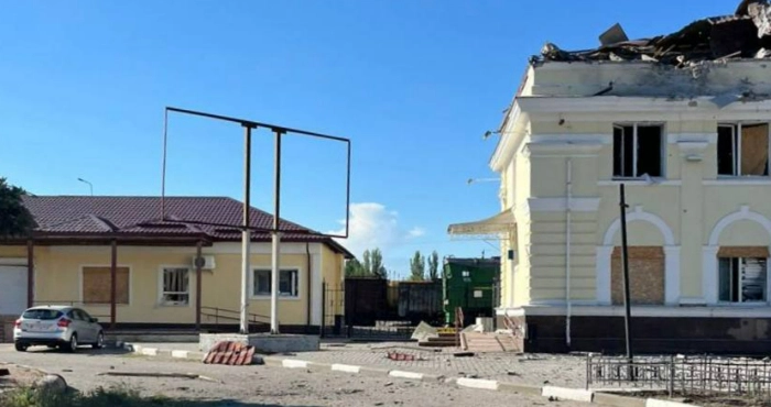 Наслідки обстрілу / Херсонська ОВА