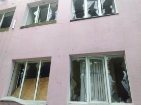 Наслідки обстрілу / Херсонська ОВА