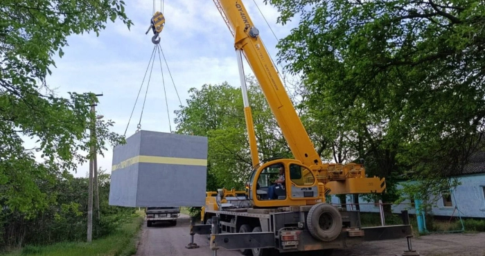 Встановлення мобільного укриття / Херсонська ОВА