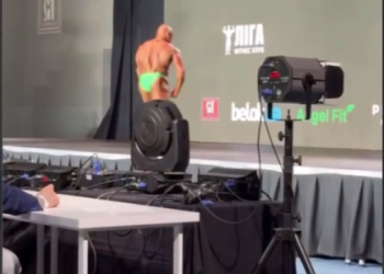 У Львові на Кубку України з бодібілдингу один з учасників виступав під російську музику — LVIV.MEDIA