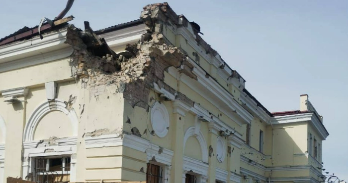 Наслідки обстрілу / Укрзалізниця