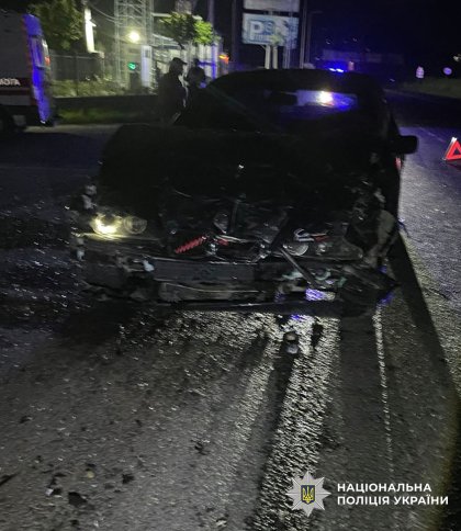 Через зіткнення Mercedes та BMW біля Львова травмувалися двоє людей