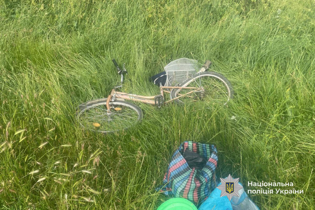 велосипед на місці ДТП