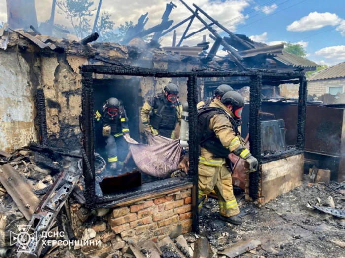 Пожежі через обстріли росіян / ДСНС України