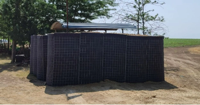 Захист від уламків у вигляді габіону / Херсонська ОВА