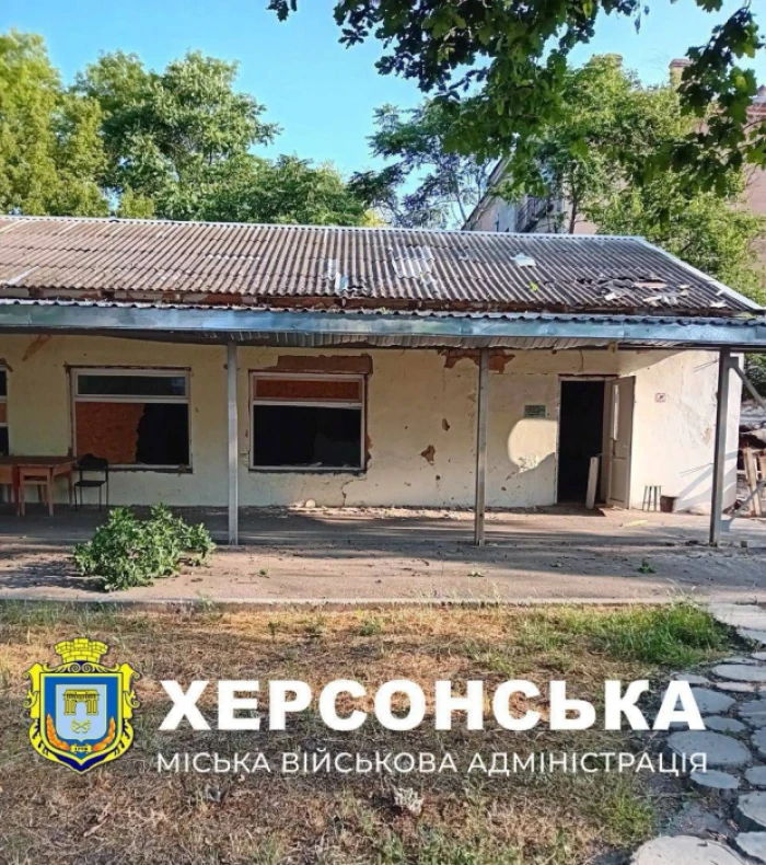 Навчальні заклади в Херсоні після російського обстрілу 5 червня 2025 року