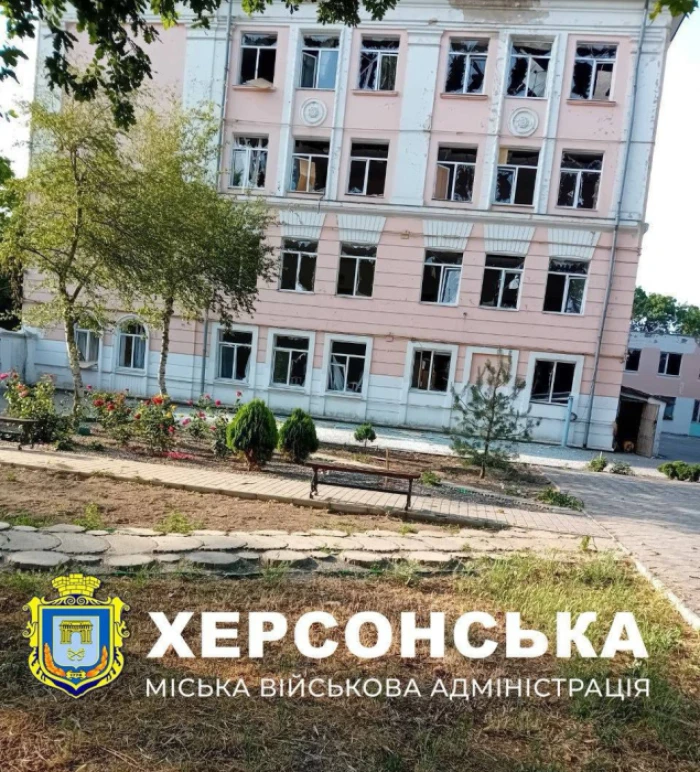 Навчальні заклади в Херсоні після російського обстрілу 5 червня 2025 року